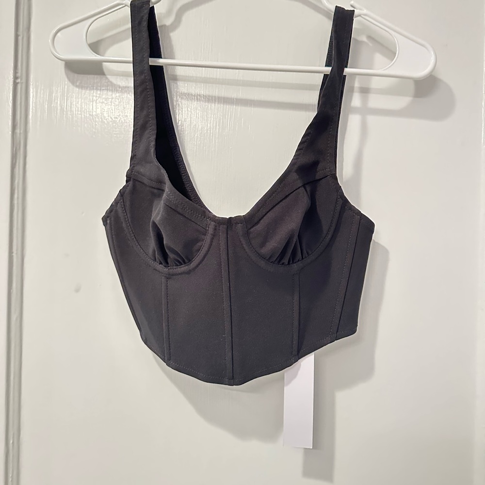 Black corset top